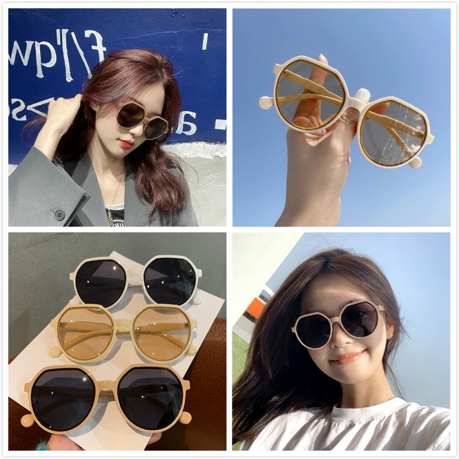 Kính mát gọng lớn nhiều màu sắc phong cách Hàn Quốc cổ điển cho nam và nữ