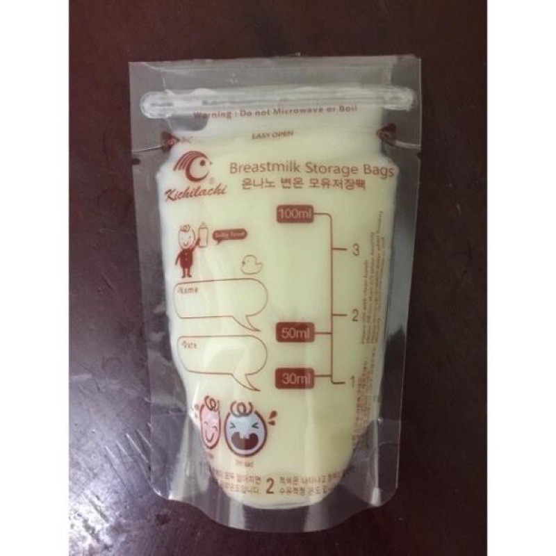 Hộp 30 túi trữ sữa Chikilachi 100ml