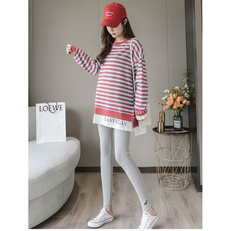 Áo bầu thu đông thiết kế thời trang mặc bầu và sau sinh AD10