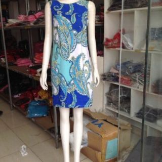 Đầm suông kaki