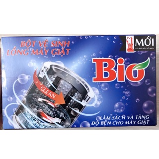 Bột vệ sinh lồng máy giặt BIO hộp 5 gói x 100g