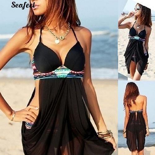 Bộ Đồ Bơi Bikini Áo Nâng Ngực Buộc Dây Cho Nữ | BigBuy360 - bigbuy360.vn