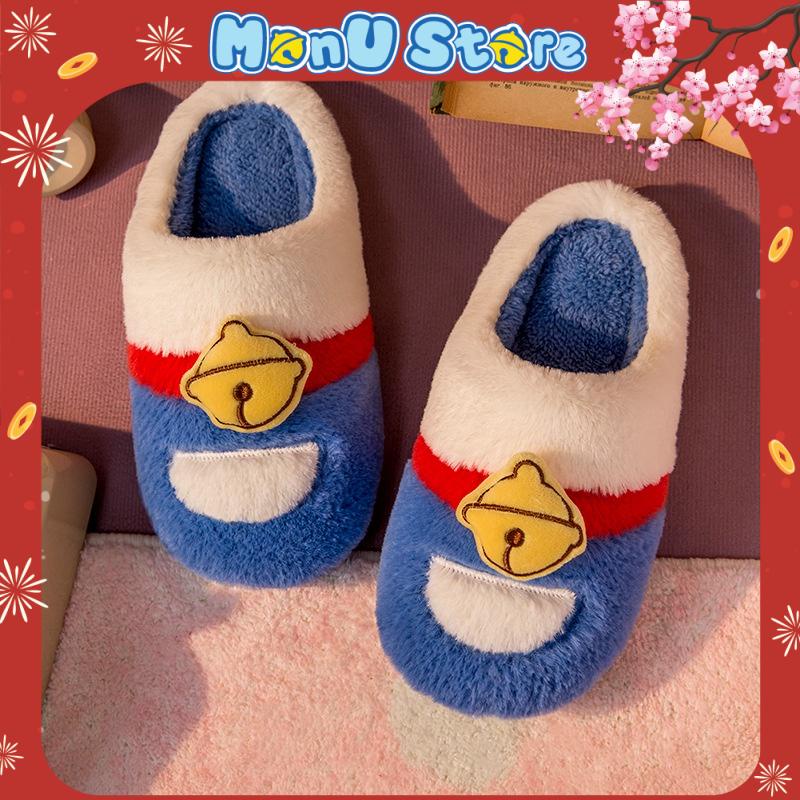 Dép bông DORAEMON DOREMON đi trong nhà dễ thương cute Unisex MON0229