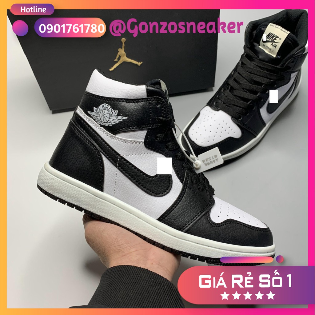 Giày JORDAN PANDA 💖FREESHIP💖 Giày air Jordan panda, giày jordan đen trắng, giày jd Cổ Cao Nam Nữ Hot Trend 20210
