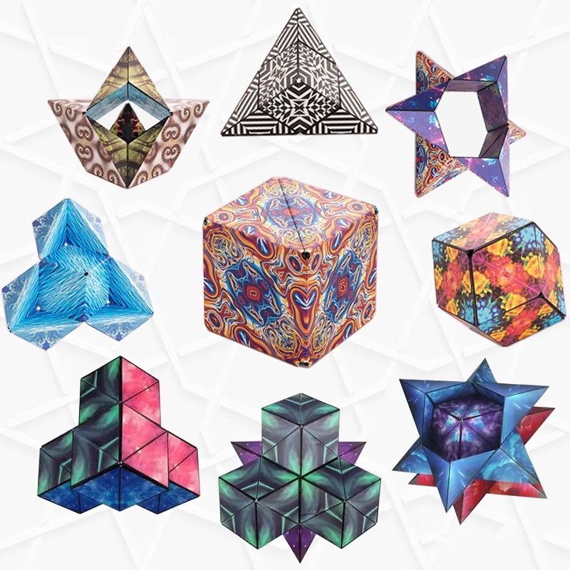 Đồ Chơi Khối Rubik Nam Châm 3D Giảm Căng Thẳng 70 Hình