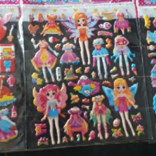 18 vỉ dán nổi - sticker 3d