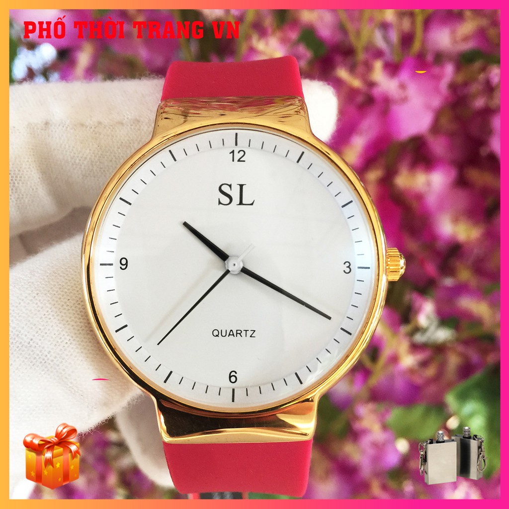 Đồng hồ nữ SL 5290 chính hãng , dây cao su cao cấp , full hộp, thẻ bảo hành 3 năm, mặt Sapphire chống nước, chống xước | BigBuy360 - bigbuy360.vn