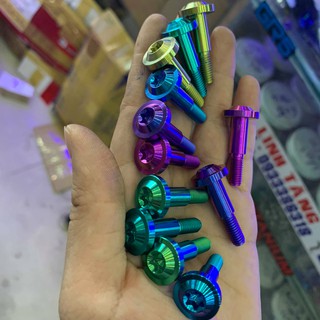 Ốc titanium GR5 6 ly 32 tay thắng xe số
