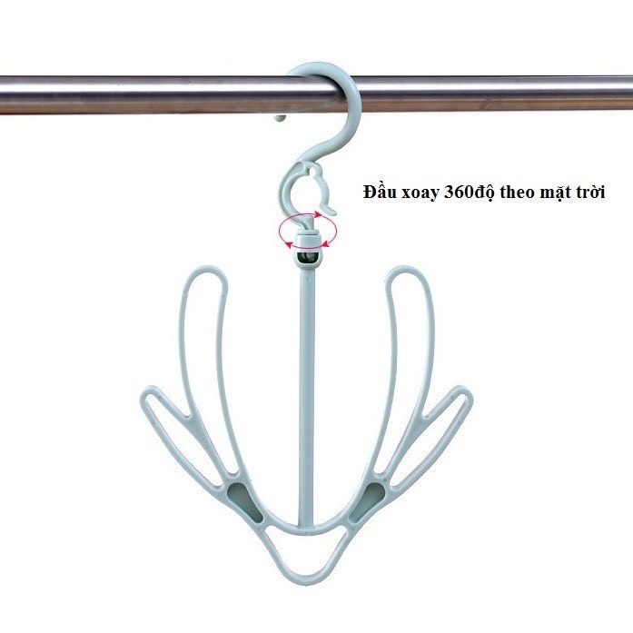 Móc treo phơi giày, móc treo phơi mũ, móc treo phơi tất tiện lợi thông minh