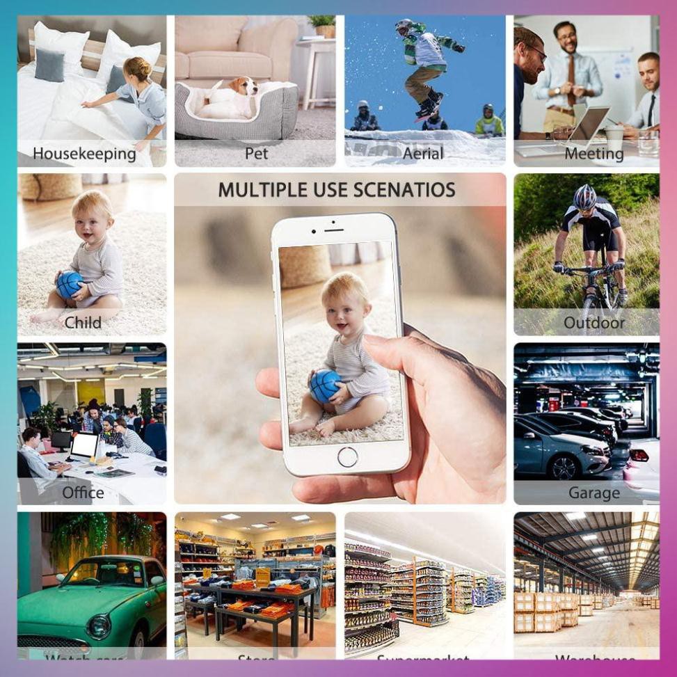 Camera Mini Không Dây 1080 Full HD, Camera Siêu Nhỏ Kết Nối Wifi, Quay Ban Đêm Chống Trộm | BigBuy360 - bigbuy360.vn