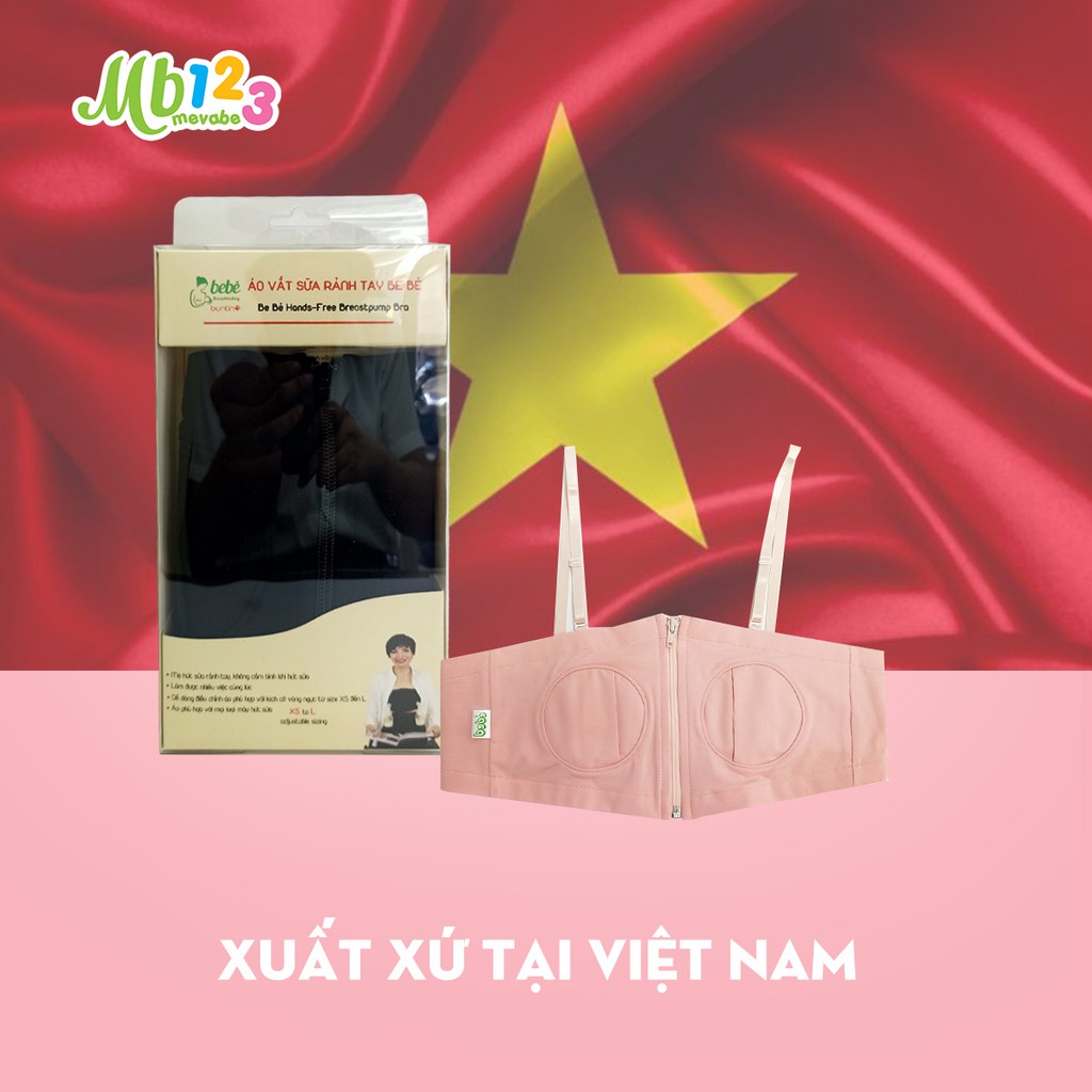 Áo vắt sữa rảnh tay BEBÉ - MÀU ĐEN