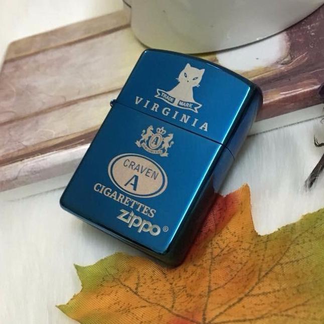 Vỏ Bật lửa Zippo Logo Con Mèo