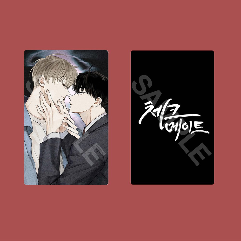 Ảnh card bo góc in hình CHECKMATE CHIẾU TƯỚNG manhwa Boylove thẻ bo viền 5*8cm anime chibi sưu tập