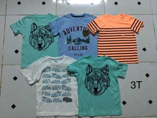 combo 4 áo bé trai carter đủ màu