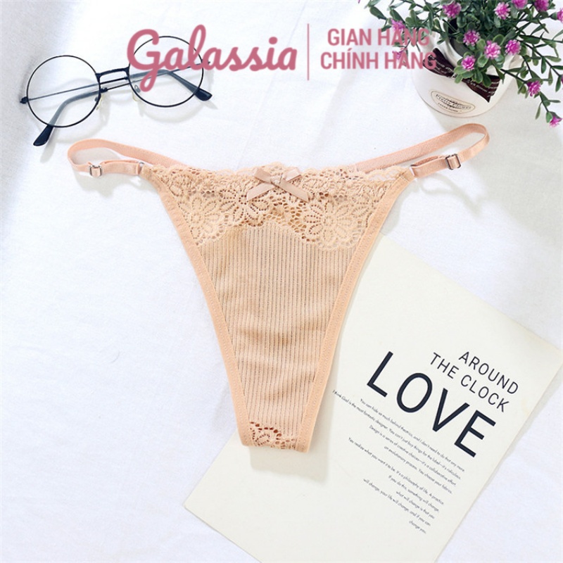 Quần lọt khe nữ sexy lót cao cấp xì bikini đẹp chip chữ y chíp sịp kháng khuẩn GL01 hàng chính hãng Galassia | BigBuy360 - bigbuy360.vn