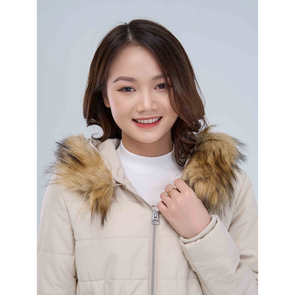 Áo phao YODY nữ siêu nhẹ dáng dài áo phao đại hàn mềm mịn có mũ lông PHN4008 | BigBuy360 - bigbuy360.vn