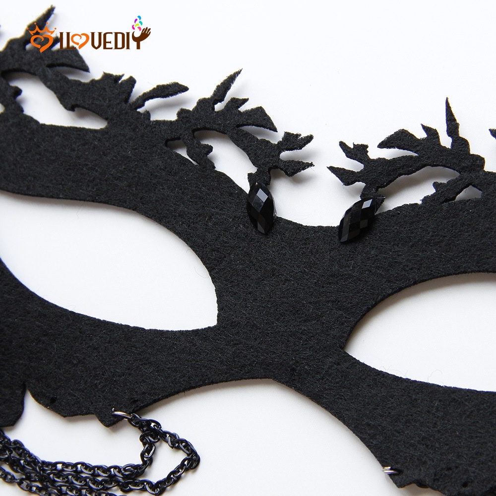 Mặt Nạ Che Phủ Toàn Diện Họa Tiết Mặt Trăng Cho Dịp Halloween/Valentine