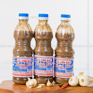 Combo 3 chai mắm nêm cá cơm xay khánh hải đặc sản đà nẵng, loại 500ml