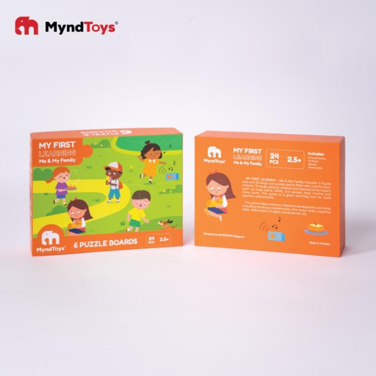 Đồ Chơi Giáo Dục Myndtoys My First Learning - Me &amp; My Family Dành Cho Các Bé Trên 2.5 Tuổi