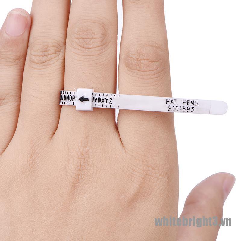 Thước đo kích thước ngón tay hỗ trợ chọn cỡ nhẫn mới nhỏ gọn chuyên dụng
