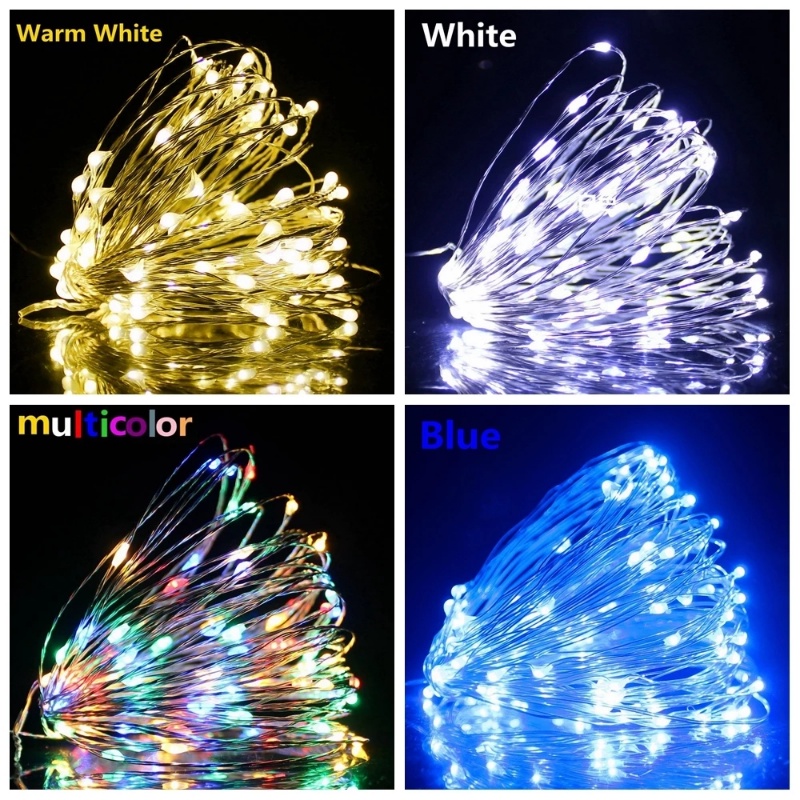 5 / 10M Dây Đèn Led Bằng Dây Đồng Trang Trí Giáng Sinh