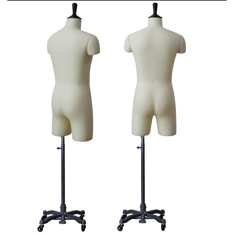Cốt thiết kế nam - bán thân tách đùi - đồ may sẵn Ready to wear - Ma nơ canh/ dressform Beifu #0102