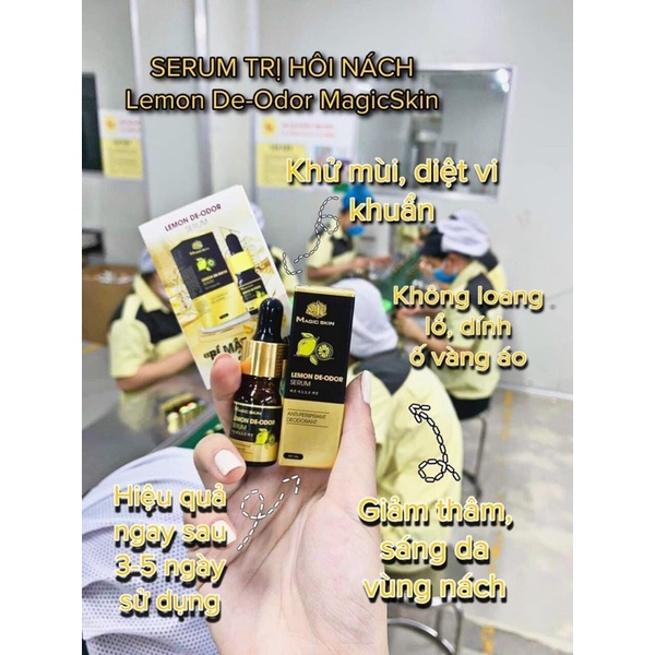 Serum HÔI NÁCH MAGICSKIN MỚI HIỆU QUẢ SAU 3-5 NGÀY SỬ DỤNG