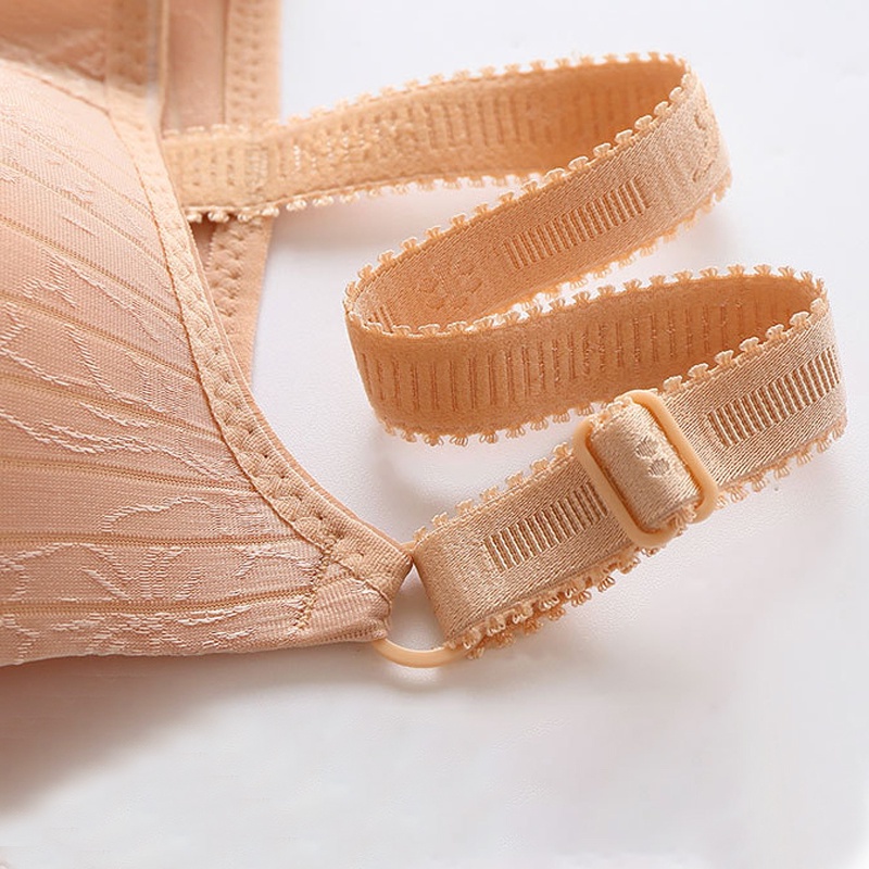 Áo ngực AOWEINISI hỗ trợ ngân ngực phong cách truyền thống tự nhiên đơn giản với cúp mỏng