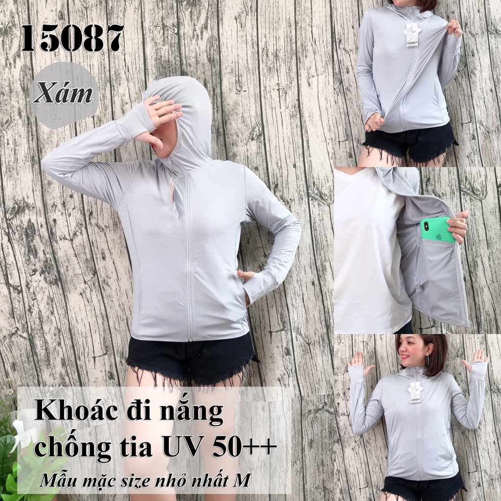Áo Khoác đi nắng chống tia UV 15087 sz nhỏ