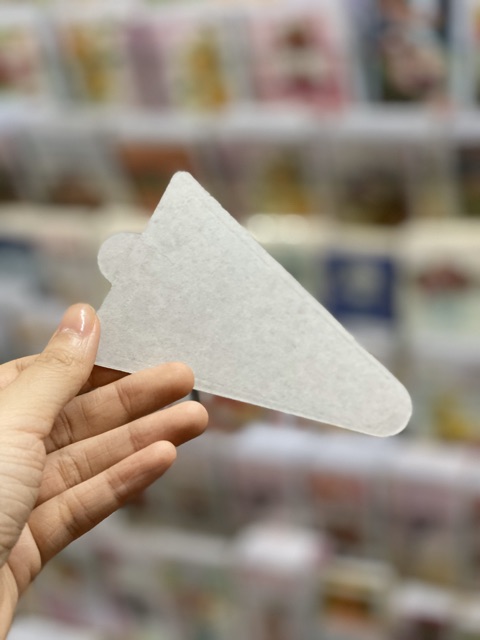 100 cái đế lót bánh mousse hình tam giác màu bạc hoặc màu vàng