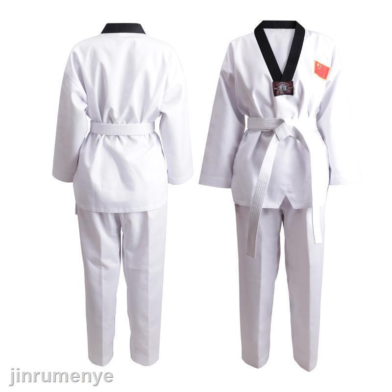 Đồng Phục Tập Võ Taekwondo Chất Liệu Cotton Dành Cho Trẻ Em