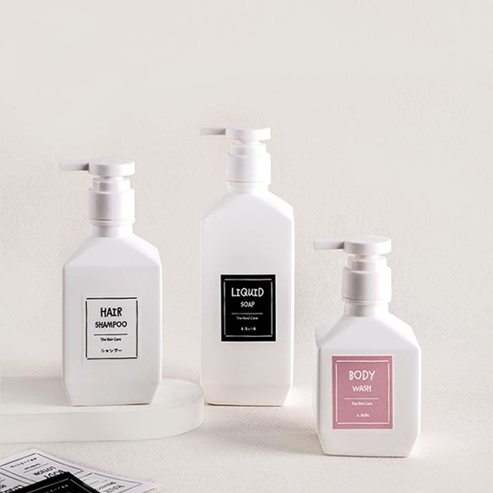 Nhãn Dán Bình Đựng Dầu Gội / Sữa Tắm Tự Dính Chống Ẩm Chăm Sóc Da Phong Cách Bắc Âu MXGOODS