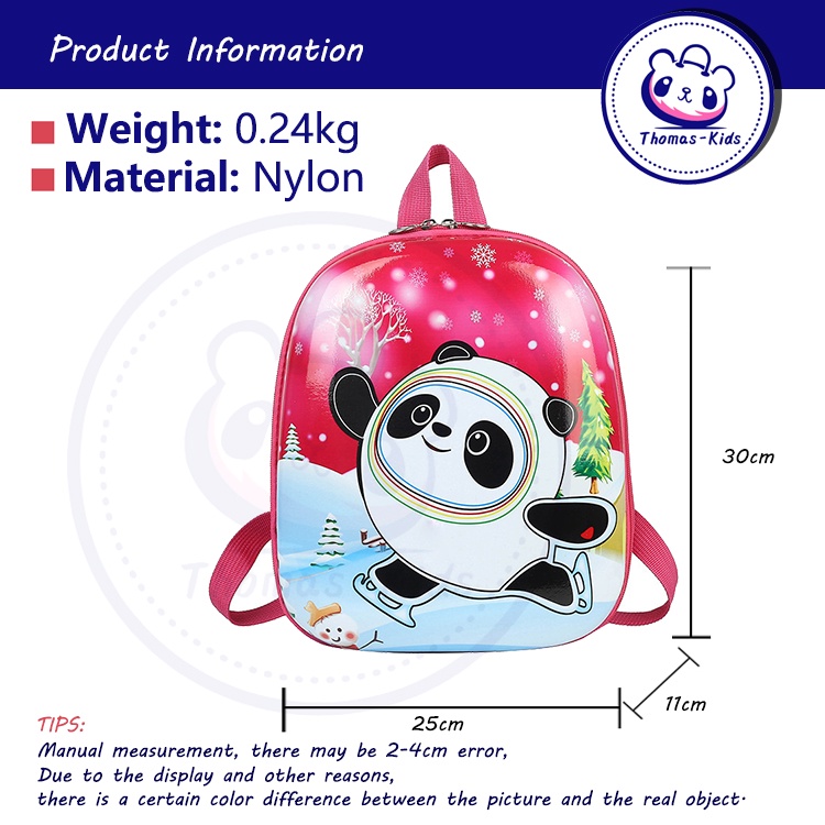 Ba Lô Hình Gấu Trúc Dễ Thương Cho Bé 3-7 Tuổi A168