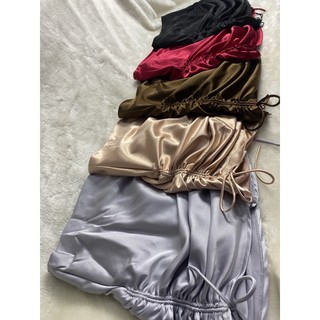 váy lụa rút hình thật 100%