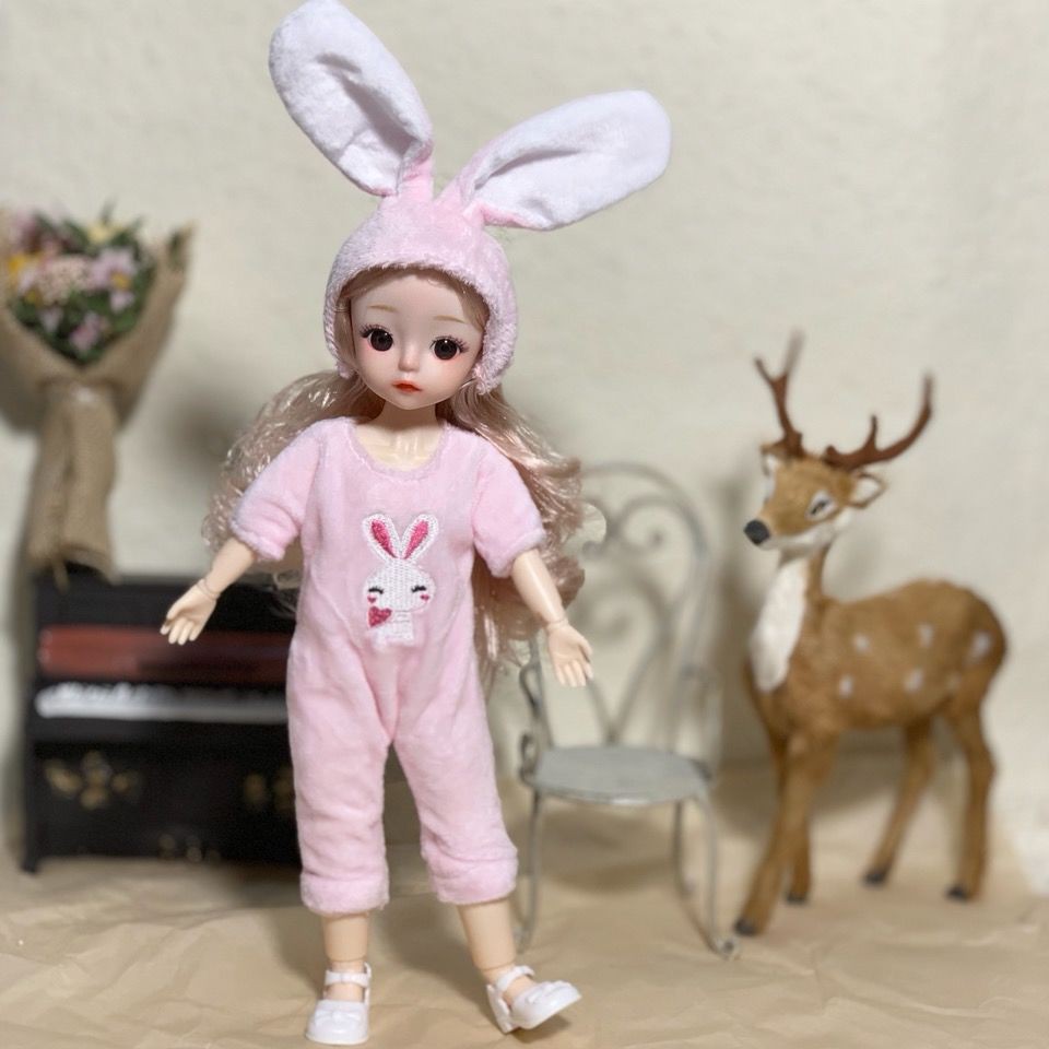 Búp Bê Công Chúa Barbie 27 Khớp Nối 3d Kích Thước 30cm