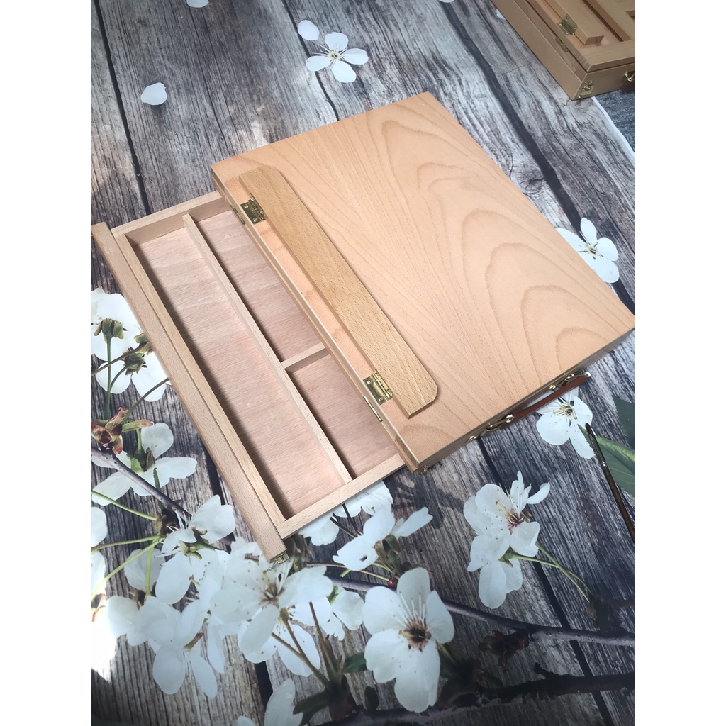 Giá vẽ để bàn kèm khay pha màu HBX-4A