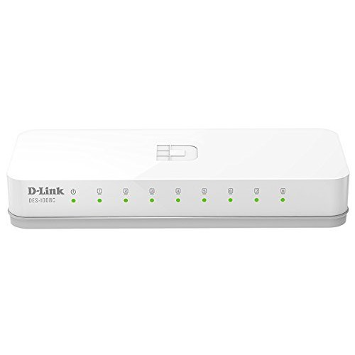 Công Tắc Chuyển Đổi Dlink 8 Port 10 100 Des-1008C Cho Máy Tính Bàn