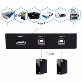 BỘ CHIA MÁY IN 1 RA 2 CÓ NÚT BẤM MT-1A2B-CF