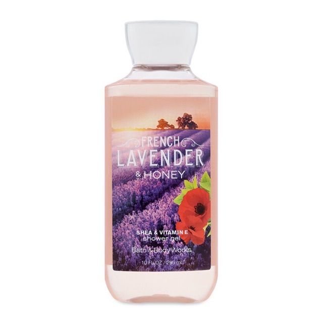 Gel Tắm Bath & Body Works - French Lavender & Honey 295ml Từ Mỹ