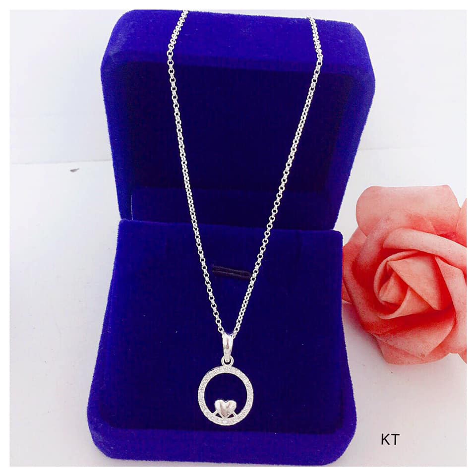 DÂY CHUYỀN MẶT TRÁI TIM BẠC TA