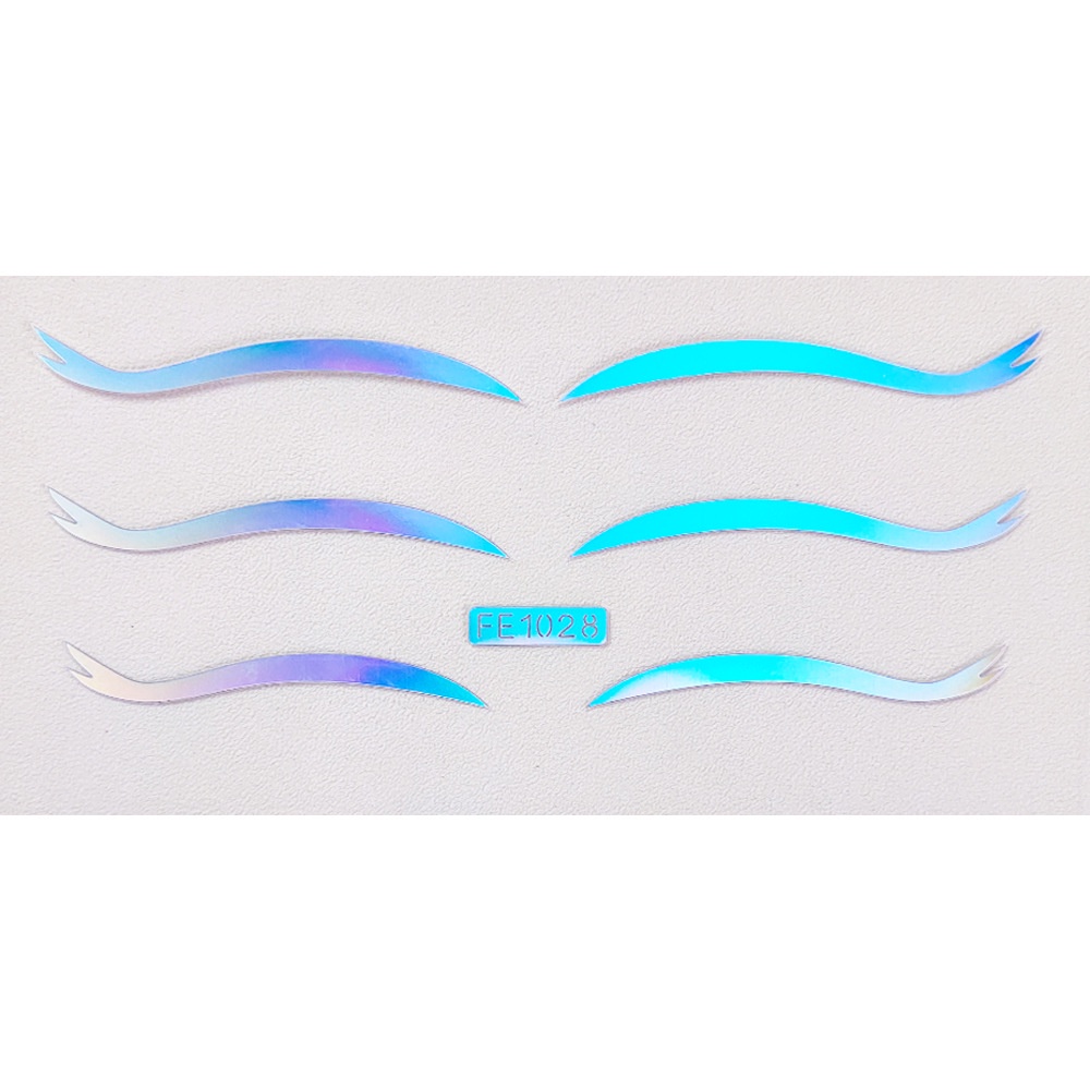 Miếng Dán Tạo Mắt Hai Mí Màu Laser Họa Tiết Bướm / Ngôi Sao Trang Điểm Lễ Hội