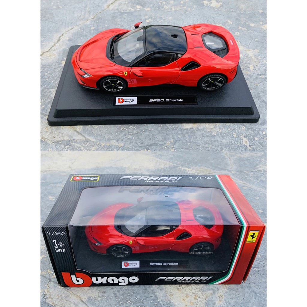 Mô hình xe Ferrari SF90 Stradale 1:24 Bburago