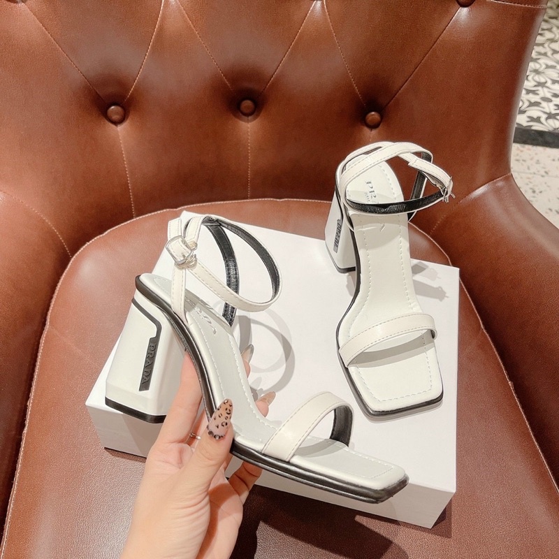 SANDAL GÓT VUÔNG CAO 7P