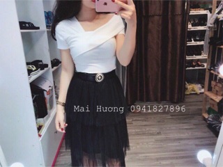 Áo vạt chéo chất đẹp