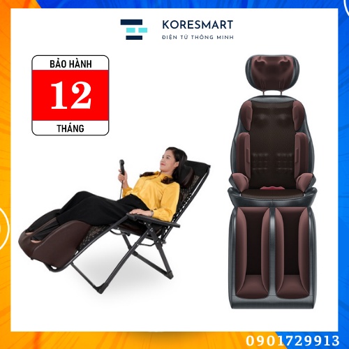 Ghế massage toàn thân cao cấp, Đệm massage toàn thân hồng ngoại, 5 vùng, 7 điểm chữa nhức mỏi đau lưng cơ vai gáy