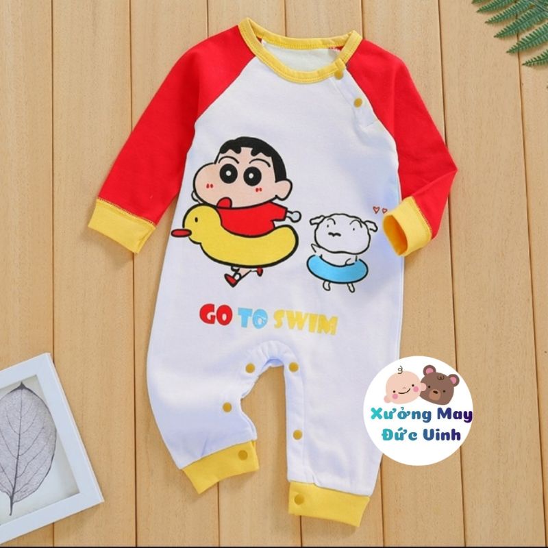 Bộ bodysuit cotton cho bé trai/bé gái