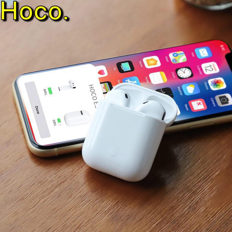 Tai nghe bluetooth đôi (True Wireless) Hoco ES28 Original series V5.0 (Trắng)