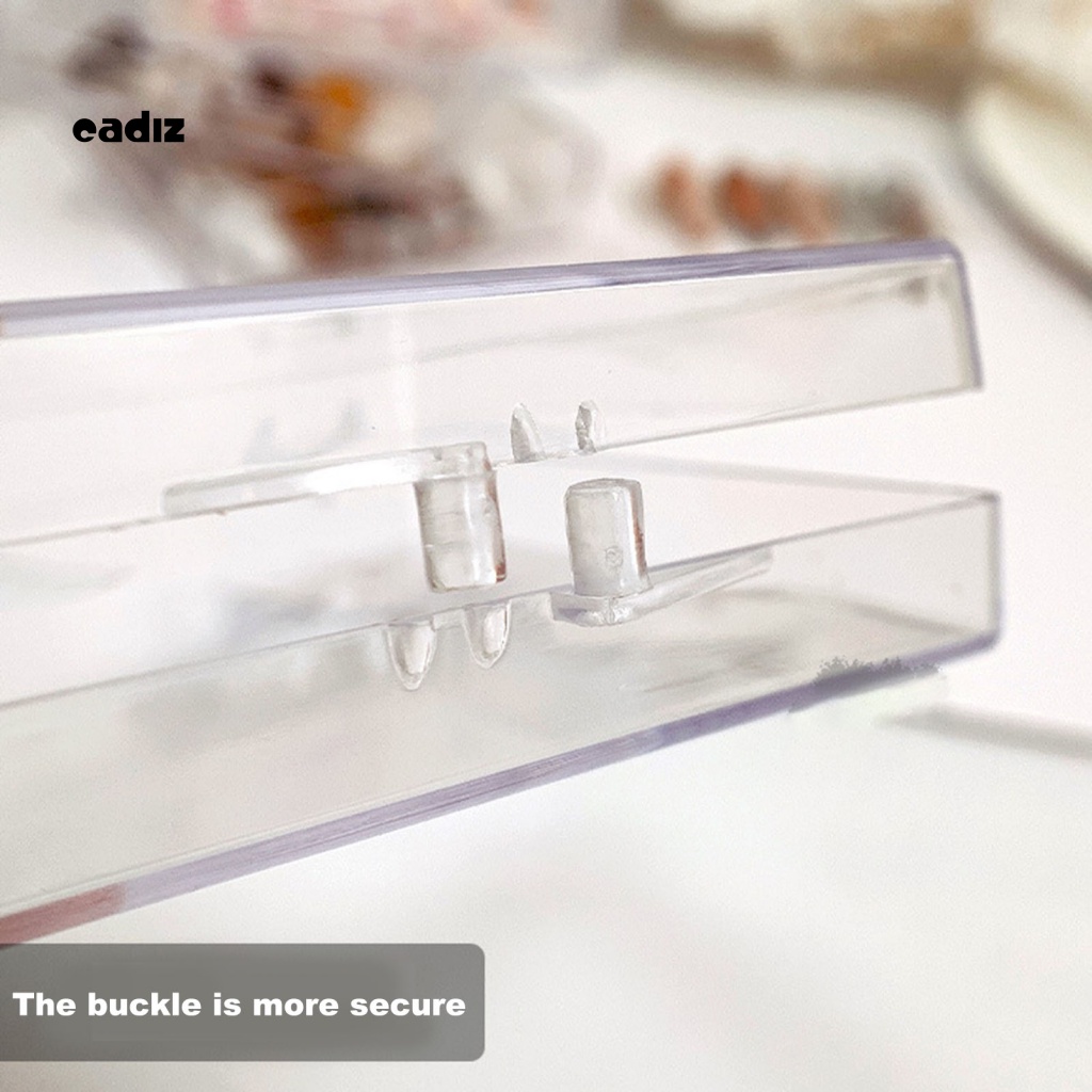 Hộp Nhựa Đựng Dụng Cụ Làm Móng Tay Dễ Dàng Mang Theo