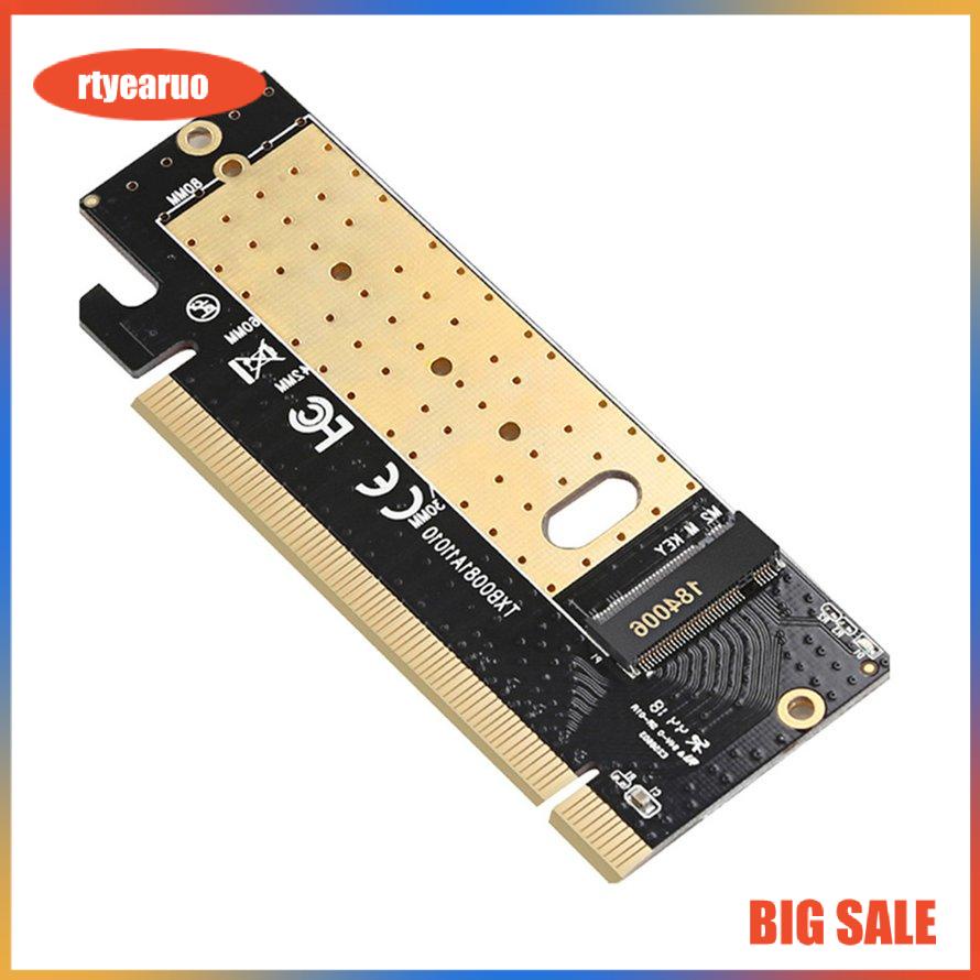 M.2 NVMe M2 to PCIE 3.0 X16 SSD Adapter Controller Card M Key Interface Support PCI Express 3.0x16 SSD Disk