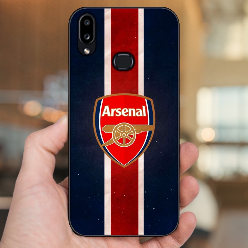 Ốp lưng Samsung A10S viền đen in hình Arsenal FC